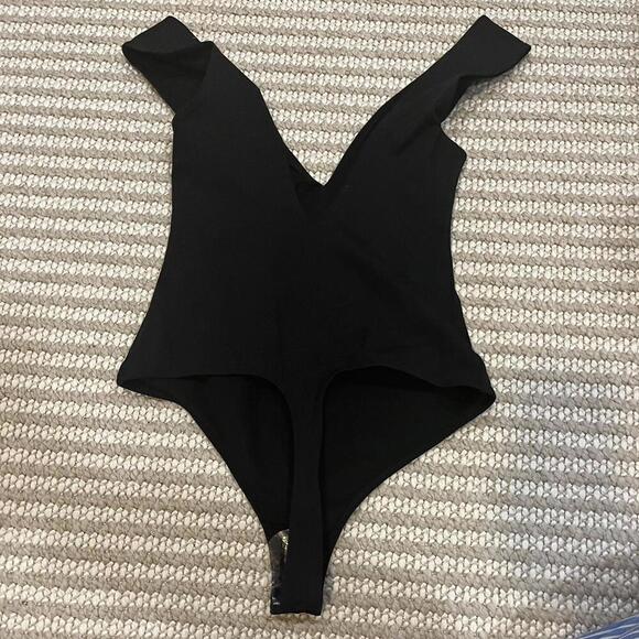 Free People Keep it Sleek Bodysuit in Black - Picture 4 of 6